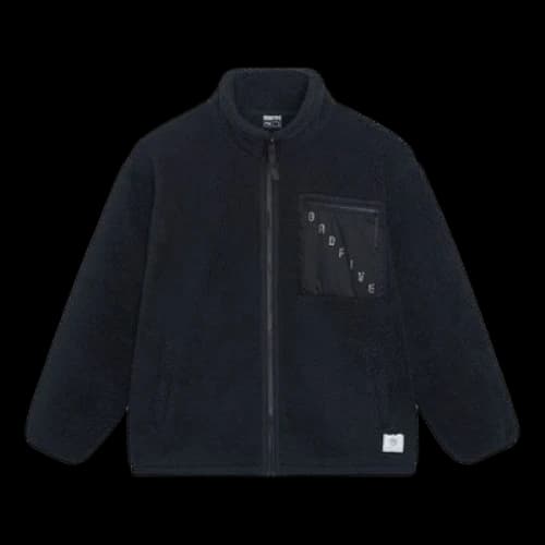 Li-Ning BadFive Pocket Polar Fleece Jacket 'Black'