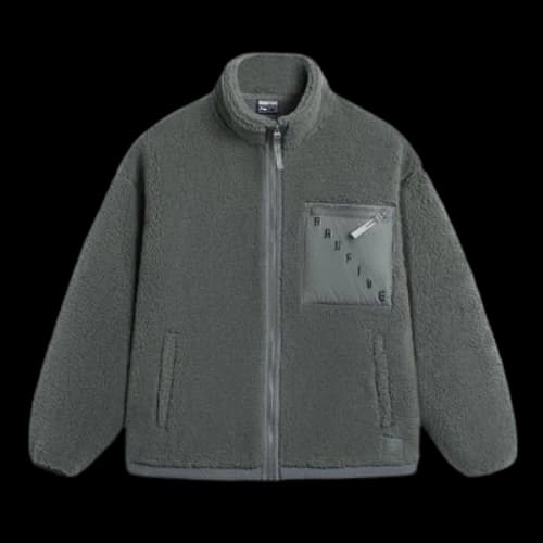 Li-Ning BadFive Logo Polar Fleece Jacket 'Grey'