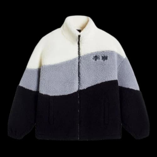 Li-Ning Embroidered Color Block Polar Fleece Jacket 'Multi-Color'