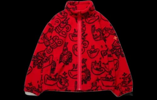 Li-Ning Rijindoujin Fleece Track Jacket 'Red'