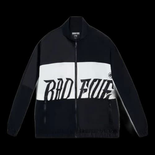 Li-Ning BadFive Logo Color Block Jacket 'Black White'