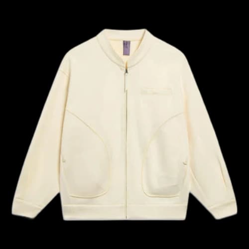 Li-Ning x Jackie Chan Knit Baseball Jacket 'Creamy White'