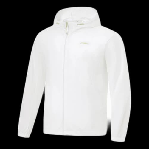 Li-Ning Logo Training Waterproof Hooded Jacket 'White'
