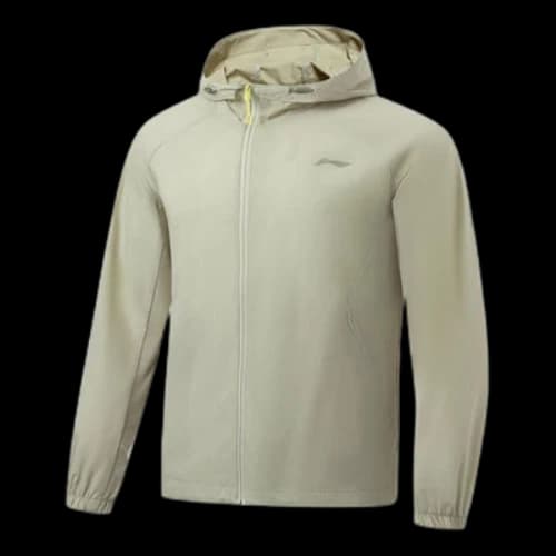 Li-Ning Training Logo Waterproof Hooded Jacket 'Moss Green'