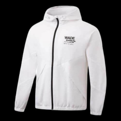 Li-Ning Way Of Wade Graphic Full Zip Hooded Jacket 'White'