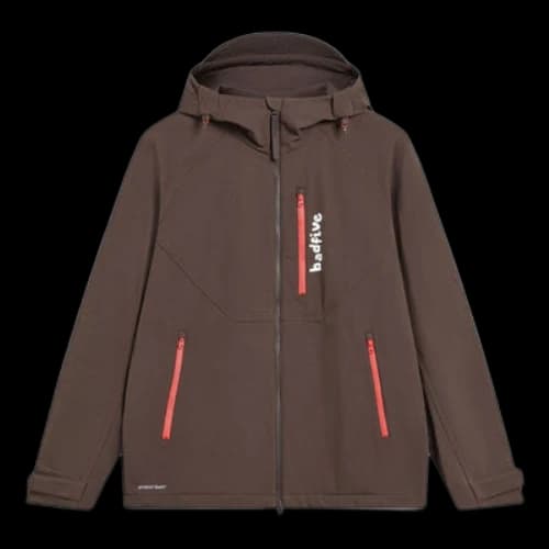Li-Ning BadFive Graphic Hooded Windbreaker 'Brown'