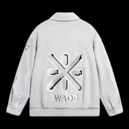 Li-Ning Way Of Wade Graphic Polar Fleece Jacket 'Halo Grey'