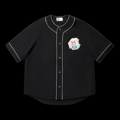 Li-Ning x Phil Hackett Graphic Baseball Shirt 'Black'
