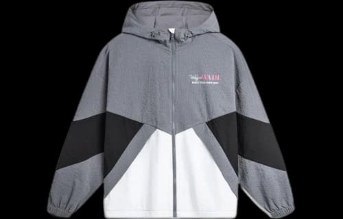 Li-Ning Way Of Wade Graphic Windbreaker 'Grey Black White'