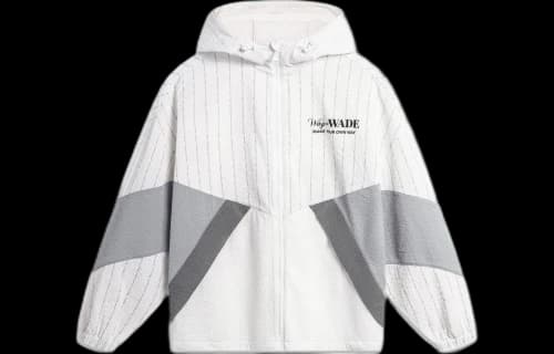 Li-Ning Way Of Wade Graphic Windbreaker 'White Grey'