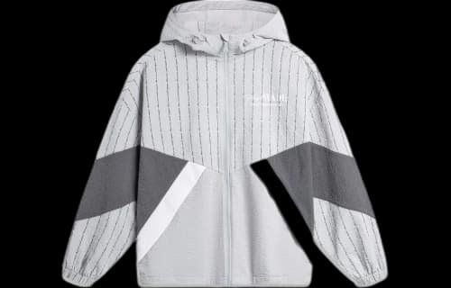 Li-Ning Way Of Wade Graphic Windbreaker 'Grey White'