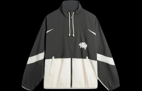 Li-Ning BadFive Graphic Jacket 'Grey White'