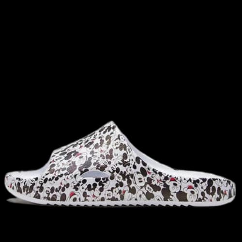 Disney x Li-Ning Casual Fashion Mickey Slippers 'Standard White Black' (Women's)
