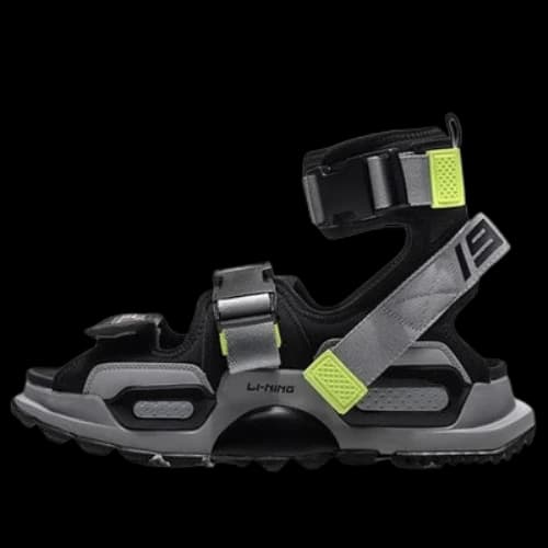 Li-Ning PLATFORM Paris Fashion Week Catwalk Series Gray Green Sandals 'Gray Green'