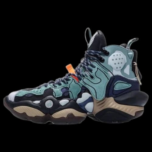 Li-Ning Reburn Ace Mid New York Fashion Week 'Black Green' (Women's)