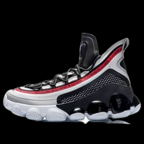 Li-Ning Classic Basketball Mid 'Black Red'