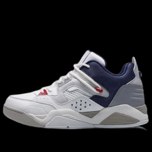 Li-Ning Casual Basketball Shoes 'White Grey Blue'