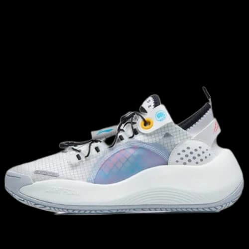 Li-Ning Badfive Dazzle mid 'White Blue' (Women's)