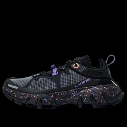 Li-Ning WuXing Paris Fashion Week SS21 'Black Purple' (Women's)