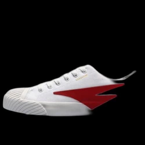 Li-Ning Classic Skateboarding Low 'White Red'