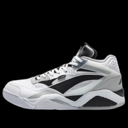 Li-Ning LN BBS Classic Casual Shoes White Gray Black