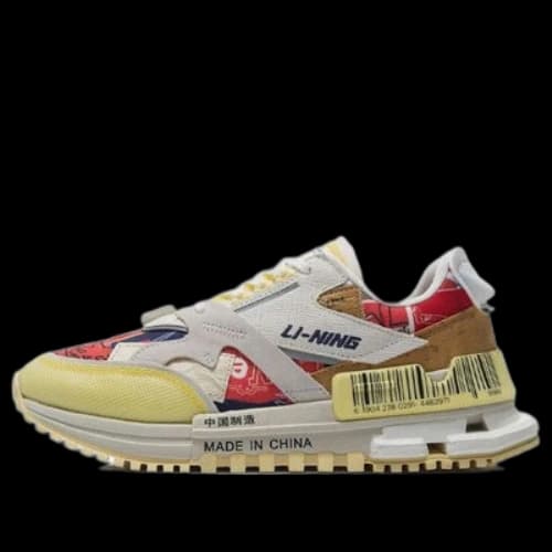 Li-Ning Classic Paris Fashion Week 2021' White Grey Yellow'