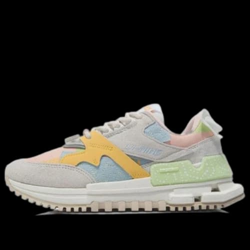 Li-Ning 001 Classic 'Grey Blue Yellow' (Women's)