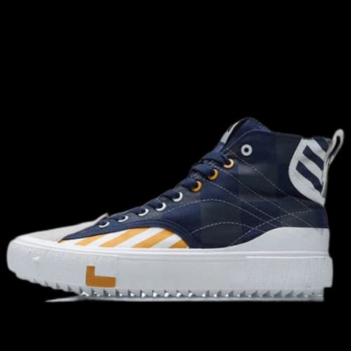 Li-Ning x Disney Canvas Hi Shoes 'Navy Yellow White'