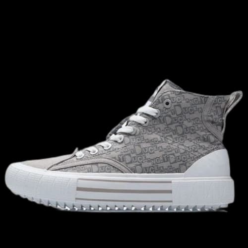 Li-Ning x Disney Canvas Hi Shoes 'Snow Grey White' (Women's)
