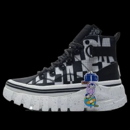 Persue x Li-Ning Boot High-Top Casual Shoes Black/White (Women's)