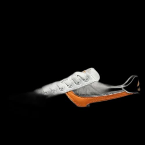 Li-Ning Vintage Skate Shoes 'White Orange' (Women's)