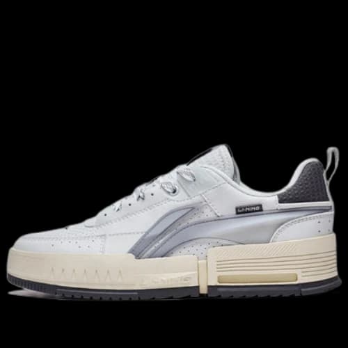 Li-Ning Casual Skate Shoes 'White Silver' (Women's)