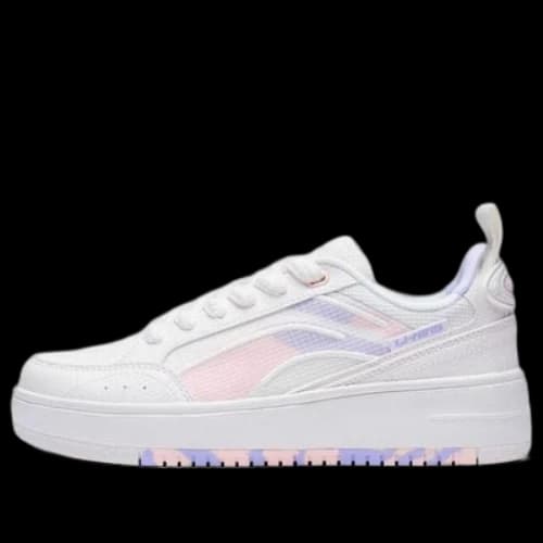 Li-Ning Lifestyle Skate Shoes 'White Purple Pink' (Women's)