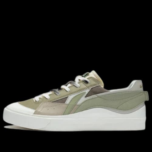 Li-Ning Fashion Skate Shoes 'Olive Green White'