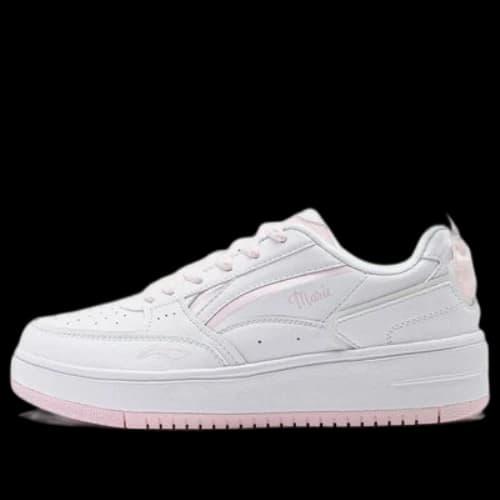 Li-Ning x Disney Marie Cat Skate Shoes 'White Pink Blue' (Women's)