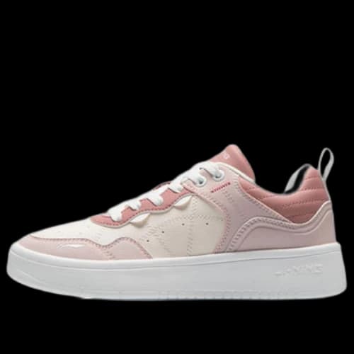 Li-Ning Casual Lifestyle Skate Shoes 'Pink White' (Women's)