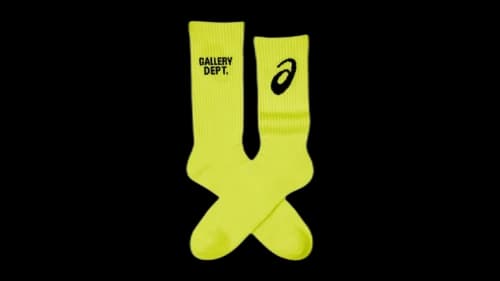 Gallery Dept. x ASICS Socks Safety Yellow