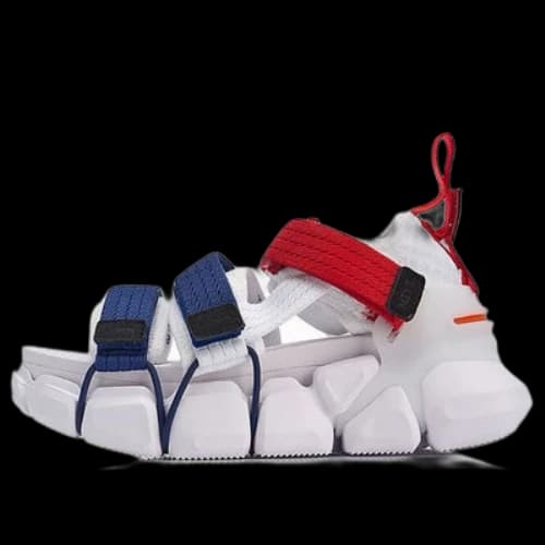 Li-Ning Mix 2 Platform Paris Fashion Week 'White Blue Red' (Women's)