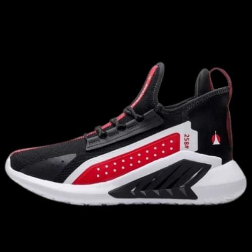 Li-Ning Classic Leisure Shoes 'Black Red'