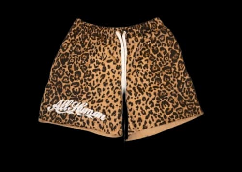 All Human Bam Bam Shorts Leopard