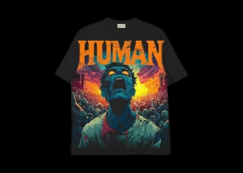 All Human Zombie Nation S/S T-Shirt Black