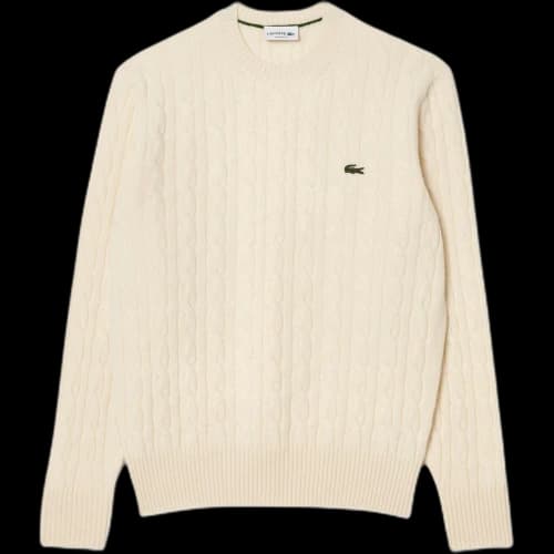 LACOSTE Sweater Men's Natural White