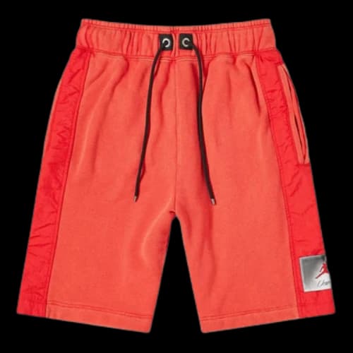 Air Jordan x Union Crossover Embroidered Small Flying Man Patch Logo Sports Shorts Red