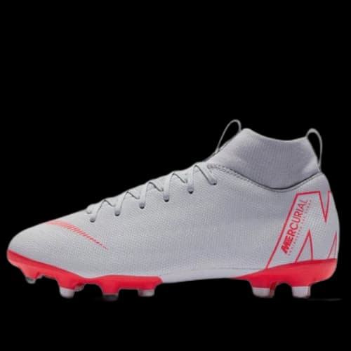 (GS) Nike JR Mercurial Superfly 6 12 Academy FG 'Grey Red'