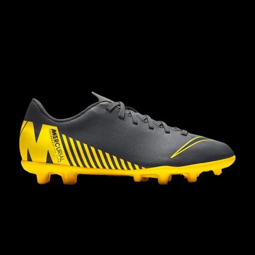 Nike Mercurial Vapor 12 Club FG MG GS 'Grey Opti Yellow'