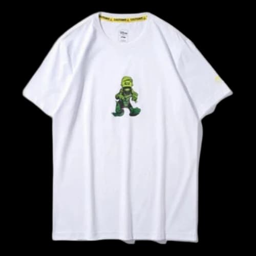 Li-Ning x Disney Cartoon Character Printing Short Sleeve Couple Style White