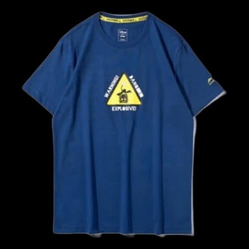 Li-Ning x Disney Cartoon Printing Short Sleeve Couple Style Blue