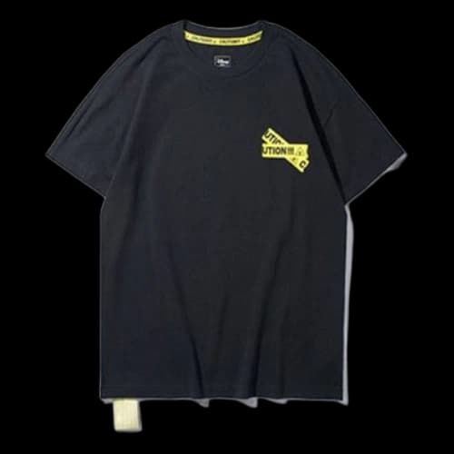 Li-Ning x Disney Crossover Zombie Donald Duck Printing Short Sleeve Couple Style Black