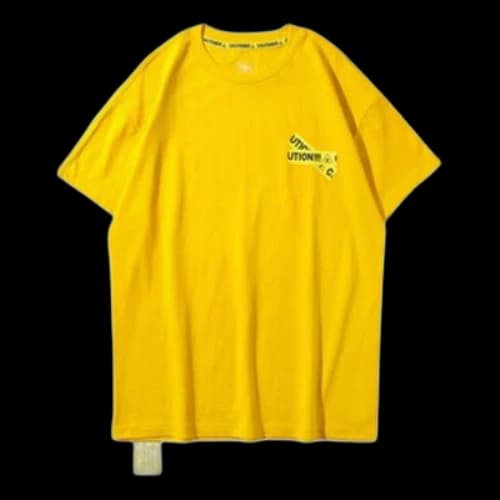 Li-Ning x Disney Crossover Zombie Donald Duck Printing Short Sleeve Couple Style Yellow