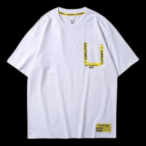 Li-Ning x Disney Crossover Short Sleeve Loose Couple Style White